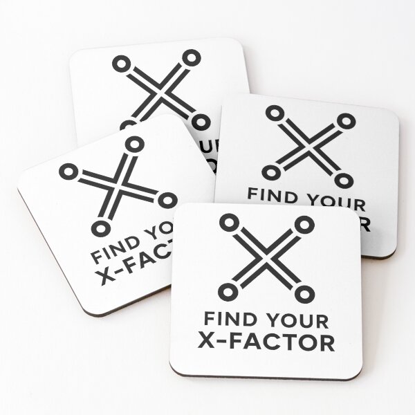 Item preview, Find Your X-Factor – Minimalist Motivation designed and sold by closettycoot.
