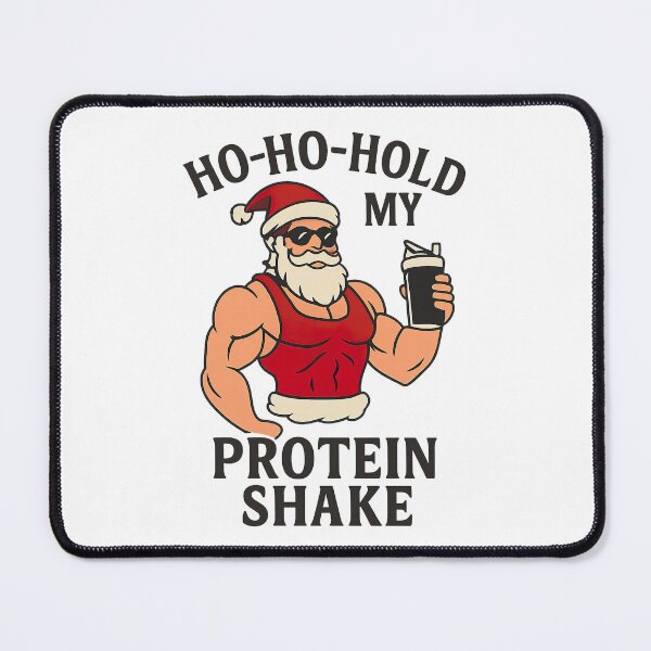 Item preview, Inappropriate Christmas, Christmas Humor, Funny Santa Gym designed and sold by graphic-genie.