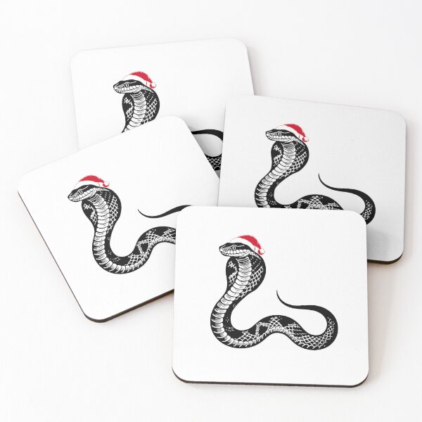 Item preview, Christmas King Cobra Art designed and sold by JollyCritters.