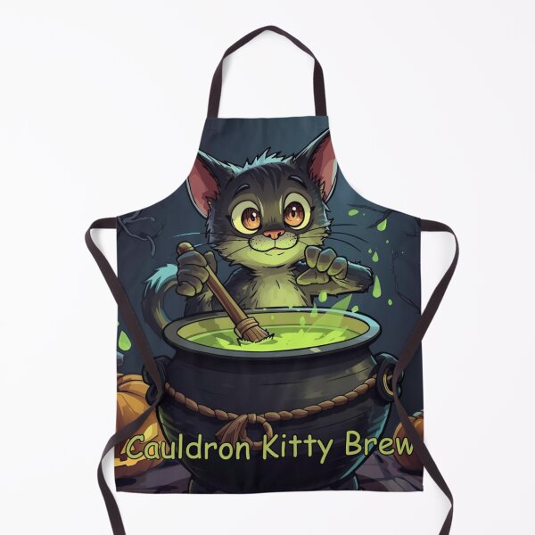Item preview, Cauldron Kitty Brew designed and sold by PetJoyPrintsCO.