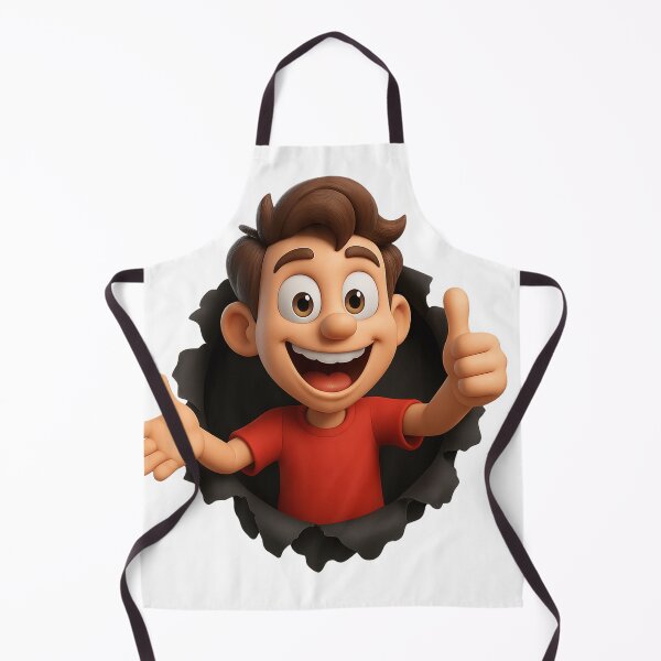 Item preview, Funny 3D Cartoon Pop-Out Character | Cool Humor T-Shirt Design designed and sold by LatestDesign95.