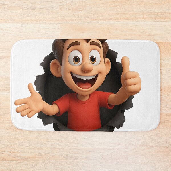 Item preview, Funny 3D Cartoon Pop-Out Character | Cool Humor T-Shirt Design designed and sold by LatestDesign95.