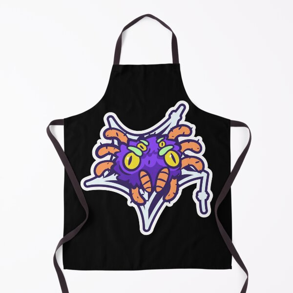 Item preview, Cute Cartoon Spider Monster on Web | Funny Halloween Creepy Creature Stickers designed and sold by FestivityFinds.