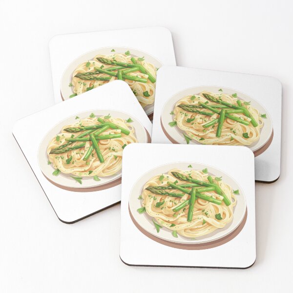 Item preview, Creamy Asparagus Pasta designed and sold by New-School-Wave.