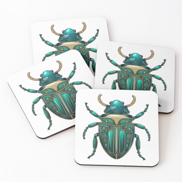 Item preview, Jeweled Emerald Beetle designed and sold by New-School-Wave.