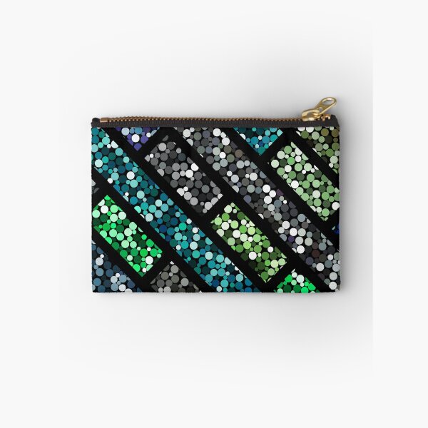 Item preview, The Teal and Indigo Divide : A Modern Mosaic designed and sold by RenderedWIntent.
