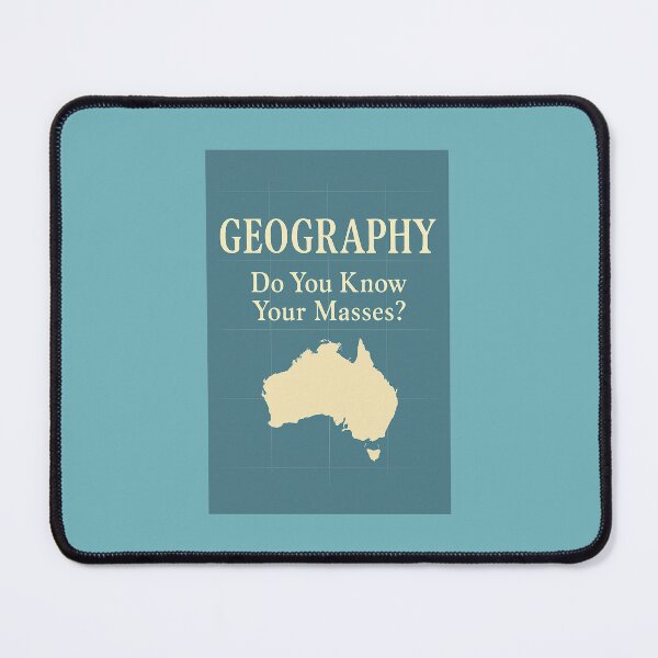 Item preview, Geography: Do You Know Your Masses? designed and sold by Novel Works Studio.