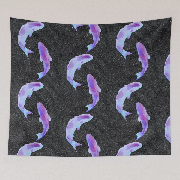 Item preview, Watercolor fish on sand designed and sold by ReignDay.