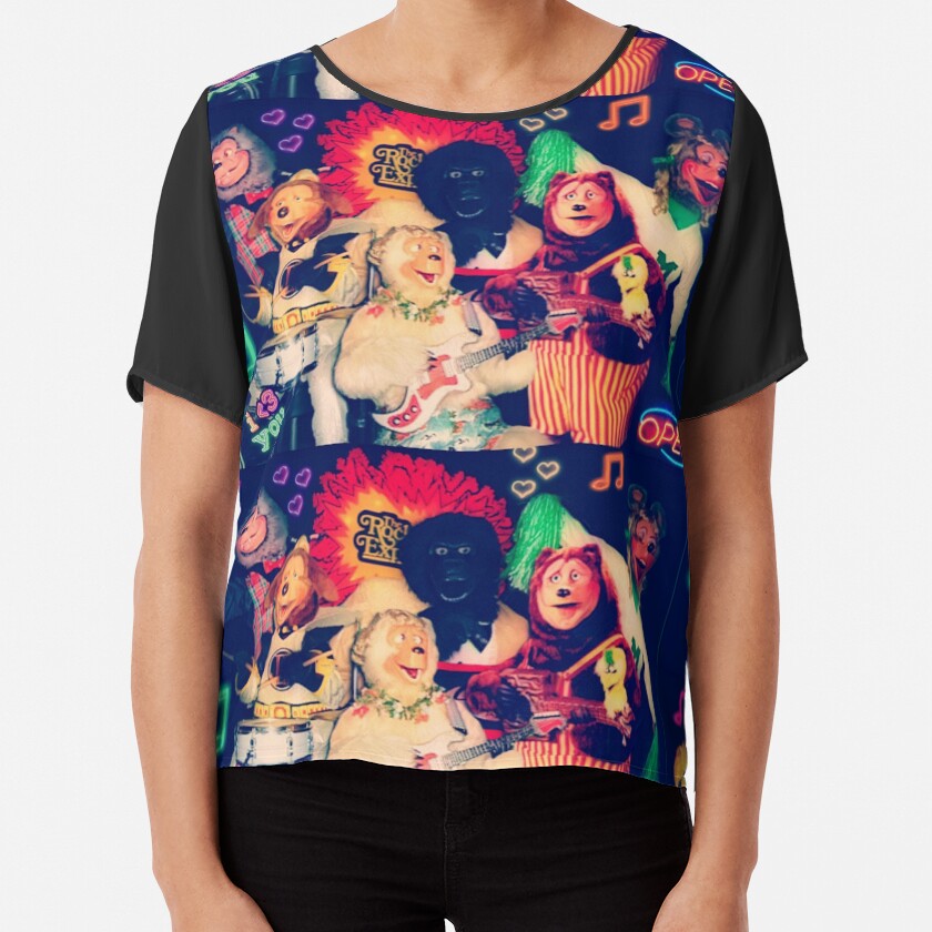 Rock afire explosion! Chiffon Top