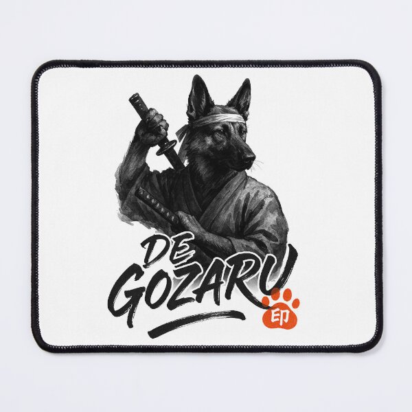 Item preview, German Shepherd Samurai | Japanese Ink Brush Dog | Type B designed and sold by koyuki-works.