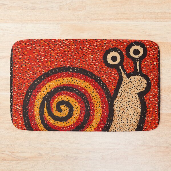 Item preview, Decorative Snail Tile | Rustic Garden Folk Art designed and sold by TuncGK.
