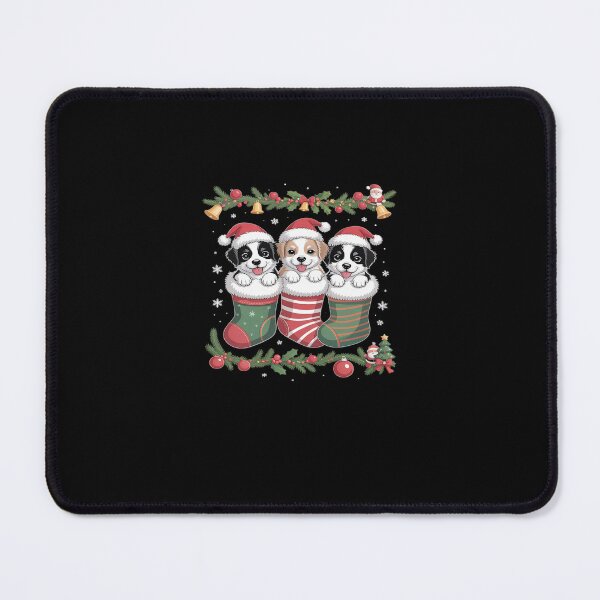 Item preview, Bernedoodle Dog in Christmas designed and sold by FranzFriesen.