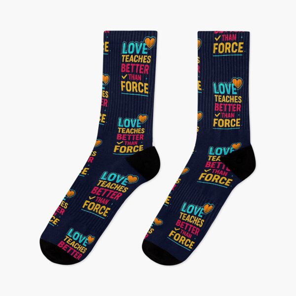Item preview, Love Teaches Better Than Force designed and sold by Bone & Bloom Studio	.