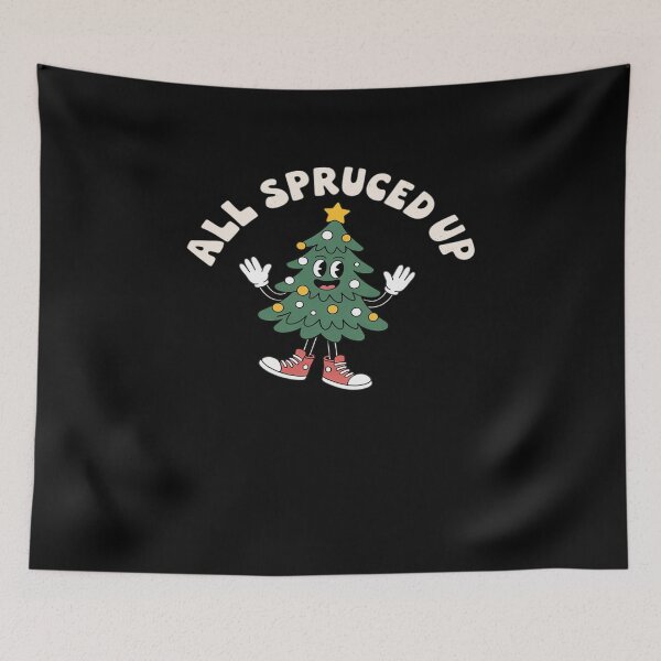 Item preview, All Spruced up Bougie xmas funny groovy Christmas designed and sold by DrewLeuschke.