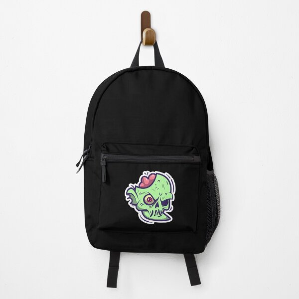 Item preview, Cartoon Zombie Head | Cute Spooky Halloween Undead Monster Stickers designed and sold by FestivityFinds.