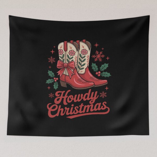 Item preview, Howdy Christmas Cowgirl Boots designed and sold by RayArmstrong.