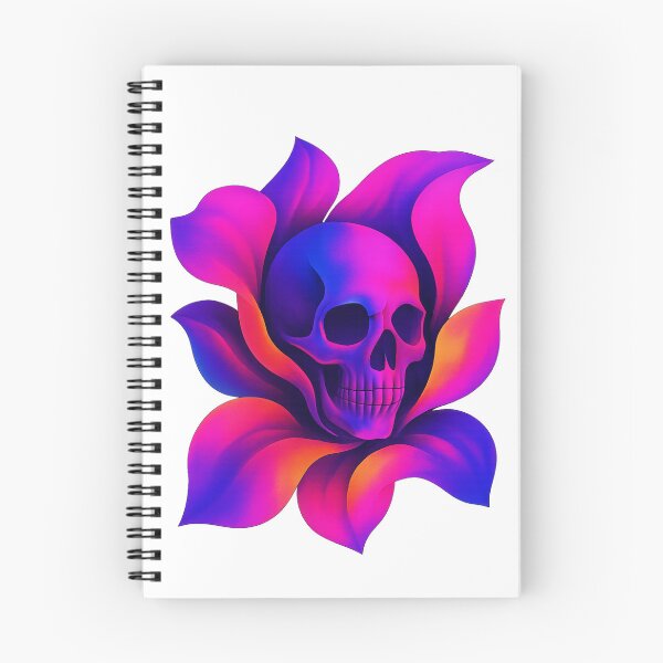 Item preview, Neon Skull Flower – Georgia O’Keeffe Inspired designed and sold by closettycoot.