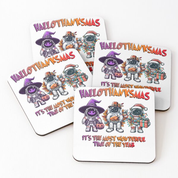 Item preview, Astronaut Halloween Thanksgiving Christmas  designed and sold by doodIllustrate.