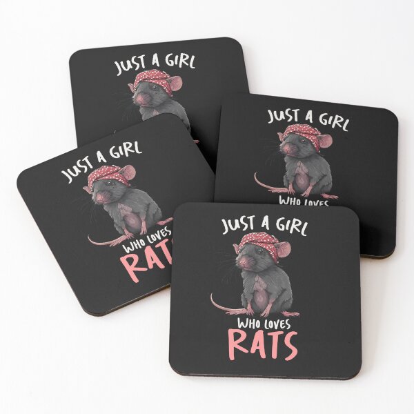 Item preview, Bandana Just a Girl Who Loves Rats Shirt designed and sold by TinaMDedrick.