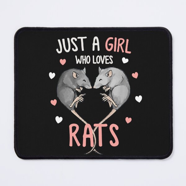 Item preview, Heart Tail Just a Girl Who Loves Rats Shirt designed and sold by TinaMDedrick.
