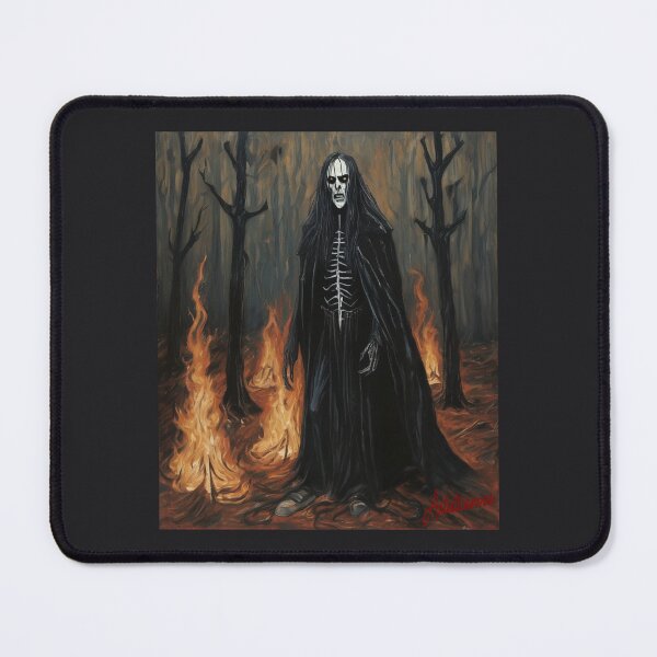 Item preview, "Gaahl: Enigmatic Presence in the Forest Flames" designed and sold by Artisticanvas.