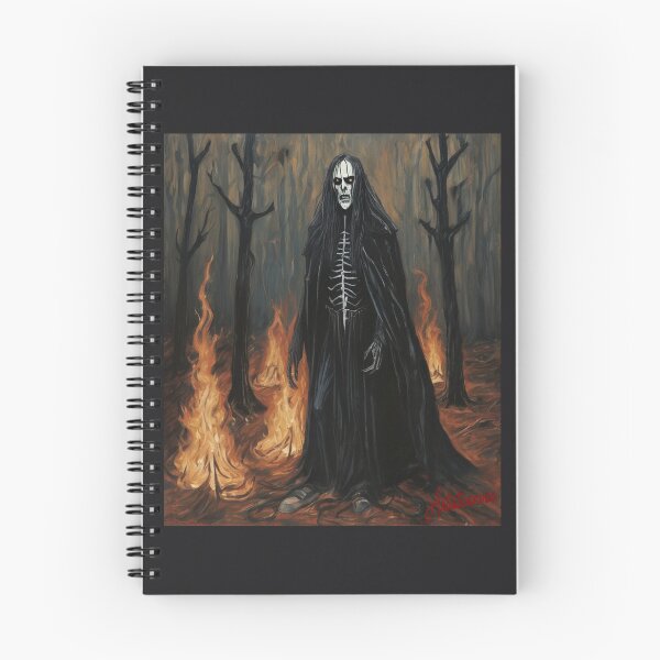 Item preview, "Gaahl: Enigmatic Presence in the Forest Flames" designed and sold by Artisticanvas.