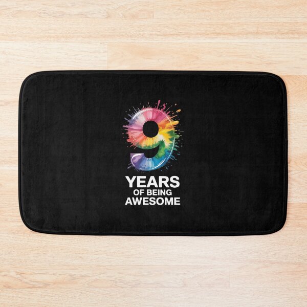 Item preview, 9 YEARS OF BEING AWESOME 9TH BIRTHDAY'  designed and sold by EllinoKlemo.