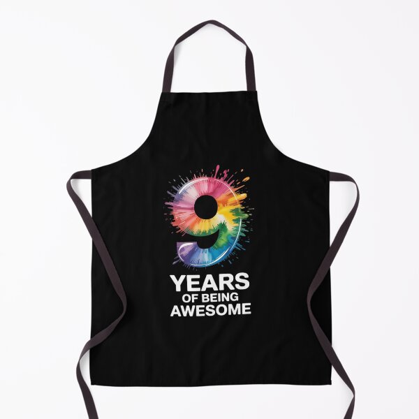 Item preview, 9 YEARS OF BEING AWESOME 9TH BIRTHDAY' designed and sold by EllinoKlemo.