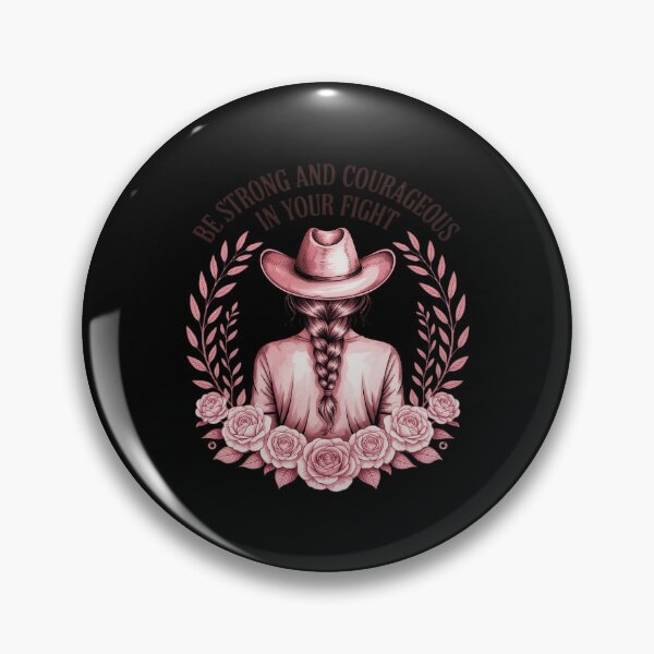 Item preview, Be Strong And Courageous In Your Fight Floral Breast Cancer designed and sold by August4Laughs25.