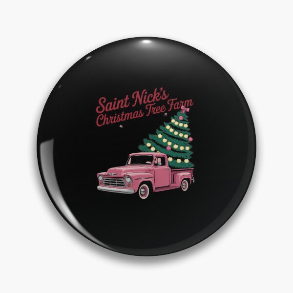 Item preview, Coquette Christmas Tree Truck  St Nick’s Tree Farm Retro designed and sold by MinaReinger.
