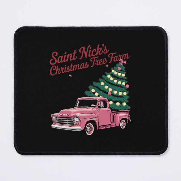 Item preview, Coquette Christmas Tree Truck St Nick’s Tree Farm Retro designed and sold by MinaReinger.