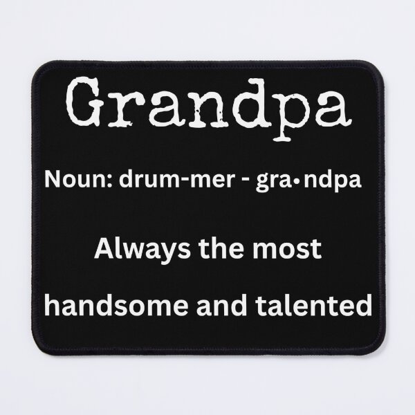 Item preview, Drummer Grandpa definition gift designed and sold by musicianteez.