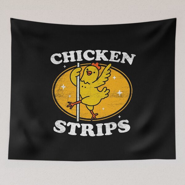 Item preview, Chicken Strips Pole Dance Cartoon designed and sold by NQArtist.