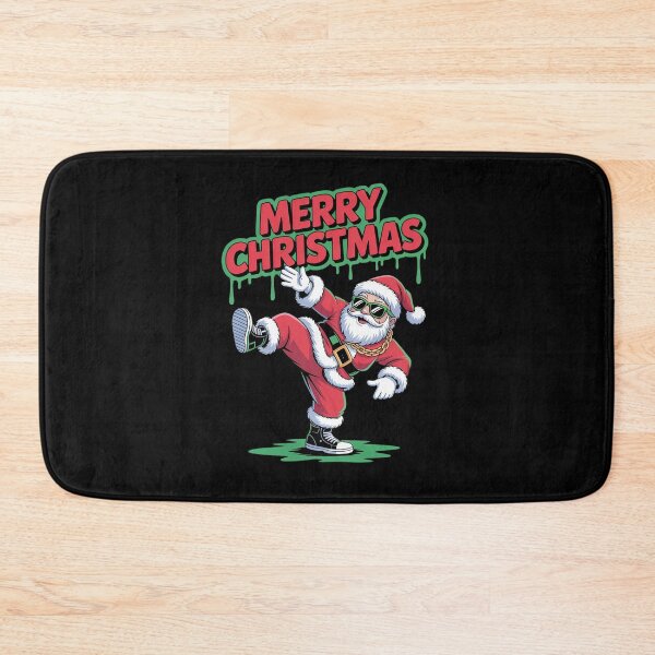 Item preview, Cool Hip Hop Santa Graffiti Christmas Breakdancer designed and sold by MinaReinger.