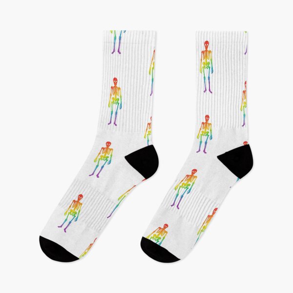Item preview, Rainbow Skeleton – Queer ‘Til the Bone designed and sold by StateofQueer.