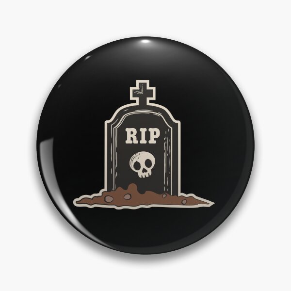 Item preview, Spooky Grave RIP Tombstone Sticker | Vintage Halloween Cemetery Design designed and sold by FestivityFinds.