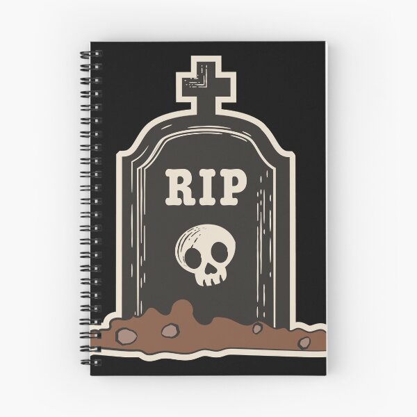 Item preview, Spooky Grave RIP Tombstone Sticker | Vintage Halloween Cemetery Design designed and sold by FestivityFinds.