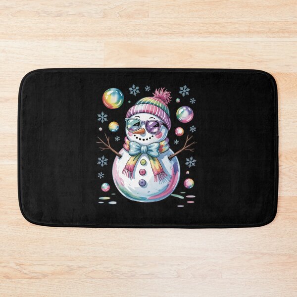 Item preview, Coloful Glitter Coquette Snowman Christmas designed and sold by RayArmstrong.