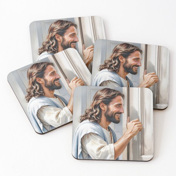 Item preview, Jesus Knocks At Your Door designed and sold by Lion and Lamb Design.