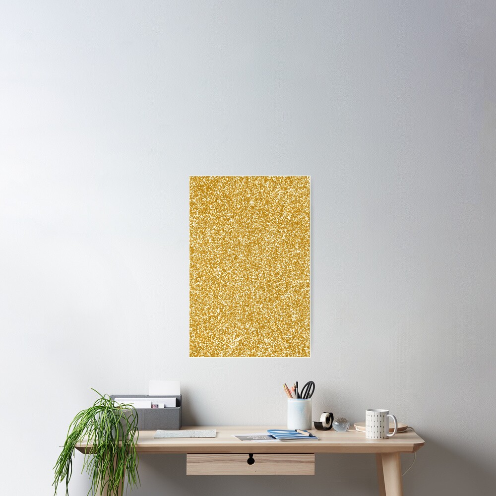 "Gold Glitter " Poster for Sale by newburyboutique Redbubble