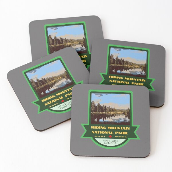 Item preview, Riding Mountain National Park Vintage Retro Sticker – Canada National Park Badge Design designed and sold by RouseDesigns.