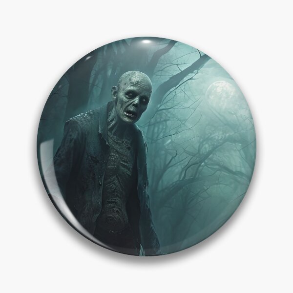 Item preview, Zombie on Nighttime Forest Pathway designed and sold by NightTimeJ.