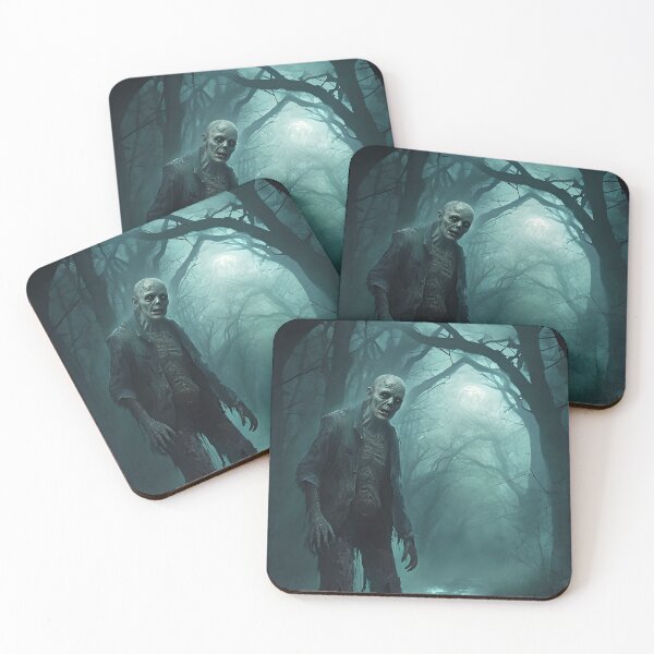 Item preview, Zombie on Nighttime Forest Pathway designed and sold by NightTimeJ.