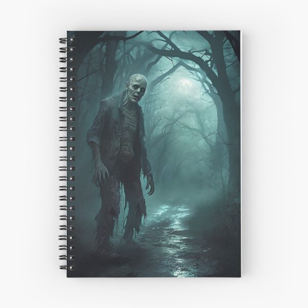 Item preview, Zombie on Nighttime Forest Pathway designed and sold by NightTimeJ.