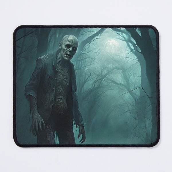 Item preview, Zombie on Nighttime Forest Pathway designed and sold by NightTimeJ.