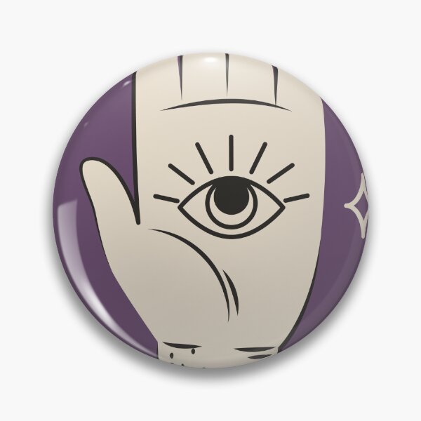 Item preview, Mystic Palm Eye Hand Sticker | Esoteric Psychic Third Eye Design designed and sold by FestivityFinds.