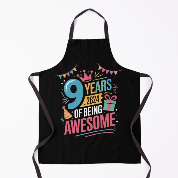 Item preview, 9th Birthday For Girls 9 Years Old Being Awesome  designed and sold by EllinoKlemo.