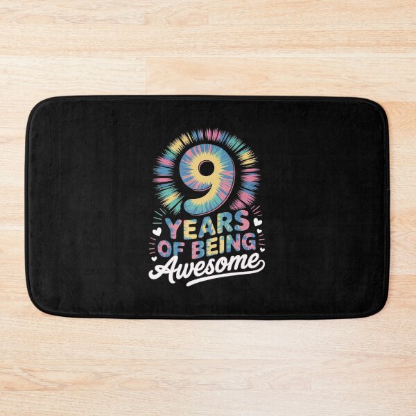 Item preview, 9th Birthday Idea Tie-Dye 9 Year Of Being Awesome  designed and sold by EllinoKlemo.
