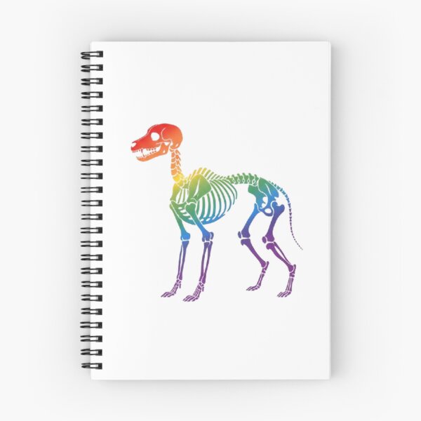 Item preview, Rainbow Dog Skeleton – Queer Halloween Pup designed and sold by StateofQueer.