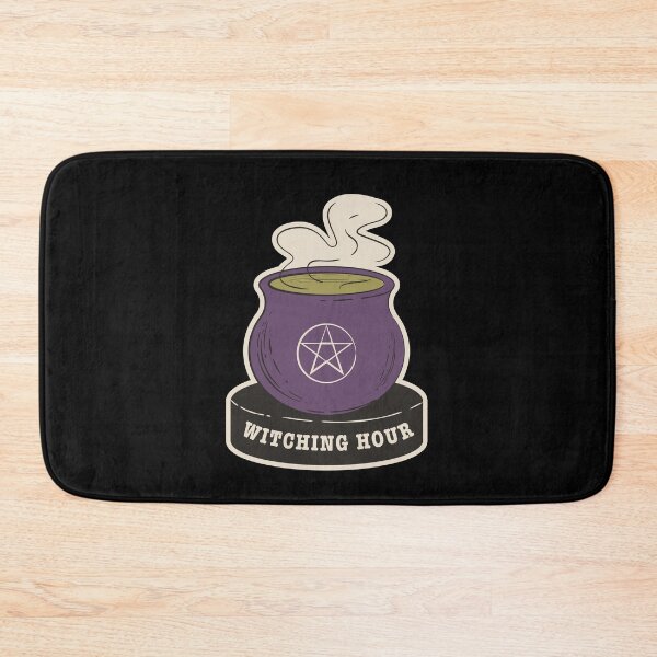 Item preview, Witching Hour Cauldron Sticker | Vintage Witchcraft and Halloween Magic Design designed and sold by FestivityFinds.